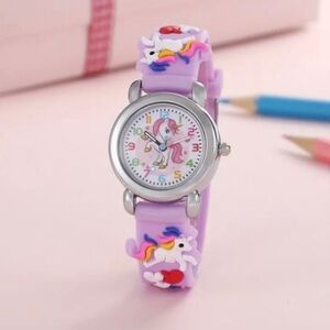 Unicorn Quartz Watch Purple Ages 3 - 14
